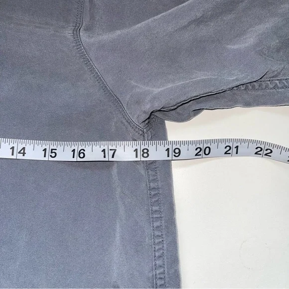 Abercrombie & Fitch Blue Gray Button Down Utility Shirt Xsmall Women’s - Picture 6 of 10